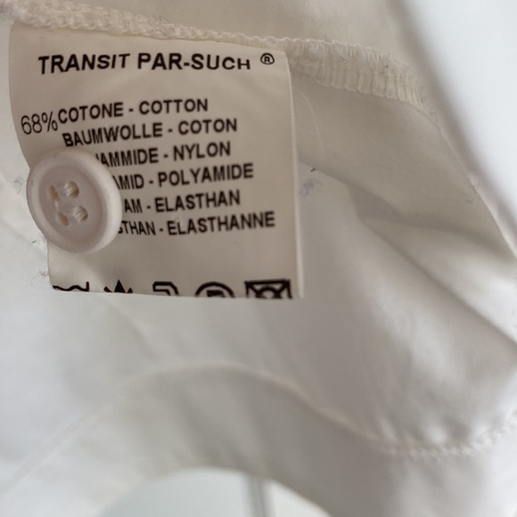 Italian Transit White Blouse stunning styling - Picture 4 of 5